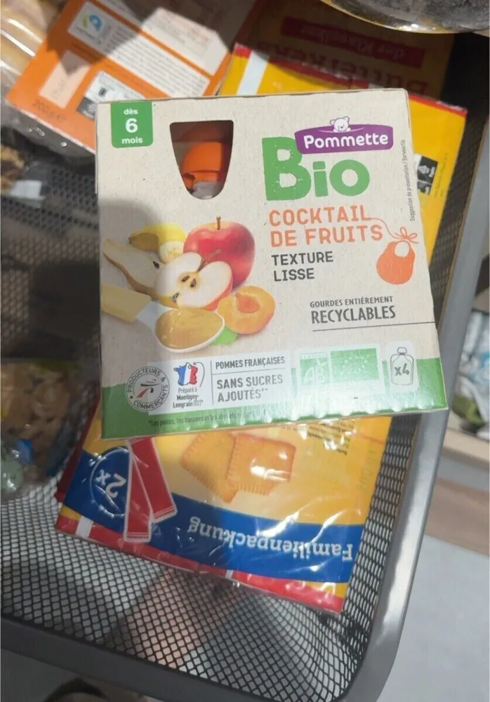 Gourde BIO Cocktail de fruits- 4x85g
