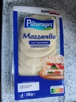 Tranches de mozzarella