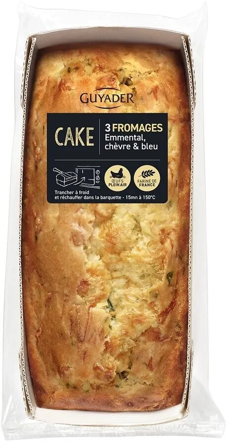 Cake aux 3 fromages 160g