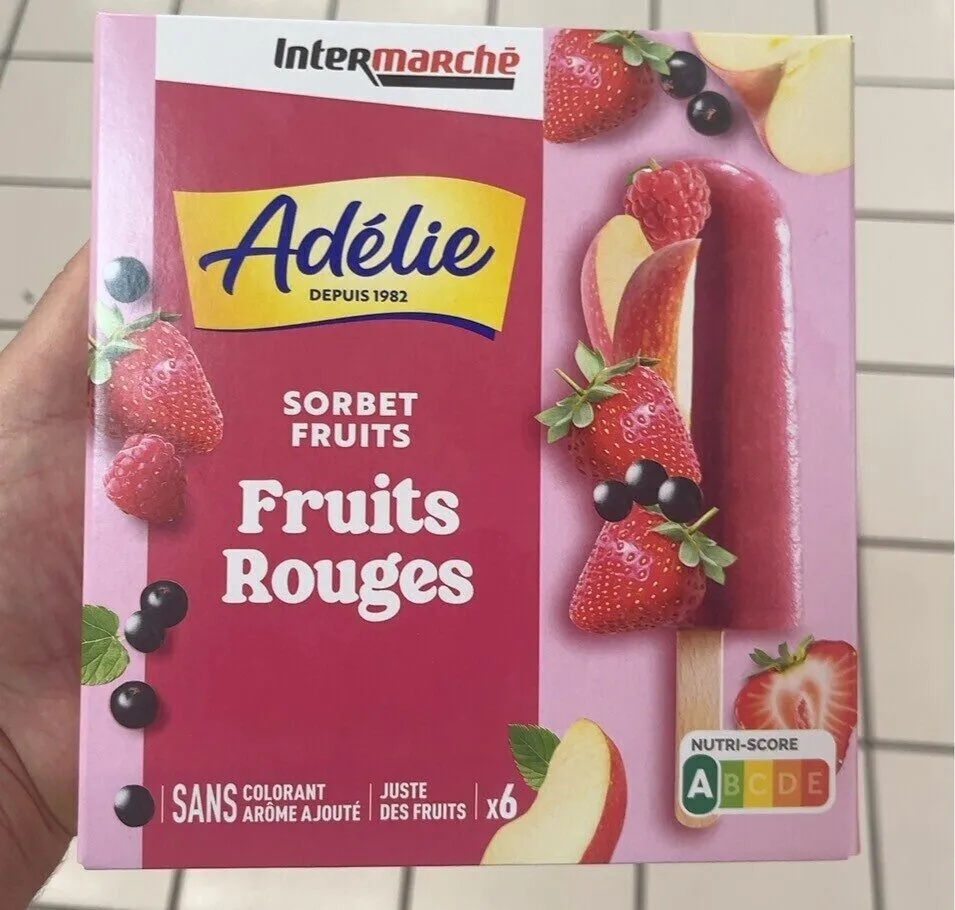 Bâtonnets fruits rouges