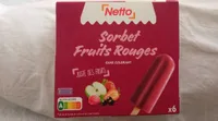 Bâtonnets fruits rouges