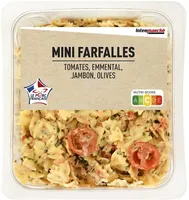Mini farfalle tomates emmental jambon olives 700g