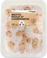 Risotto poulet champignons