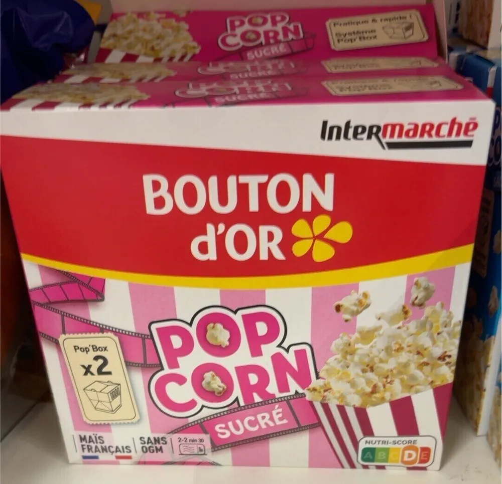 Pop corn micro-ondes sucré - 2 x 90 g