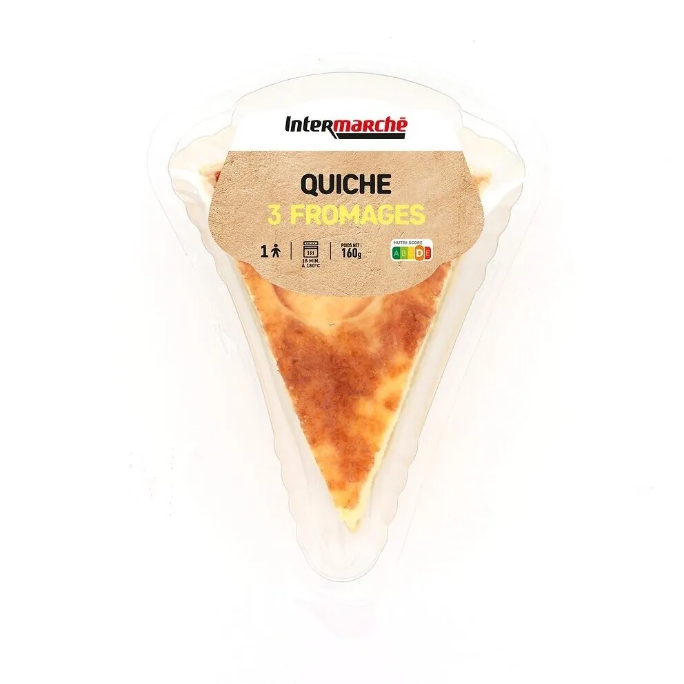 Part de quiche 3 fromages x1 fe