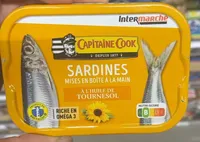 SARDINES MISES EN BOÎTE À LA MAIN À L'HUILE DE TOURNESOL