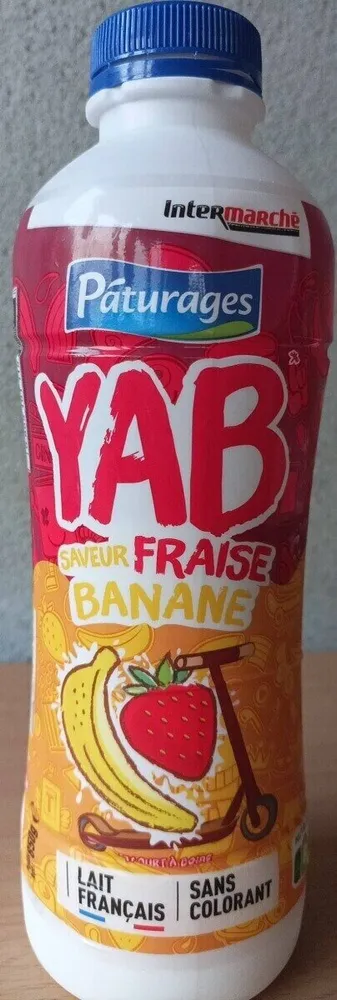 Yab fraise banane 850g