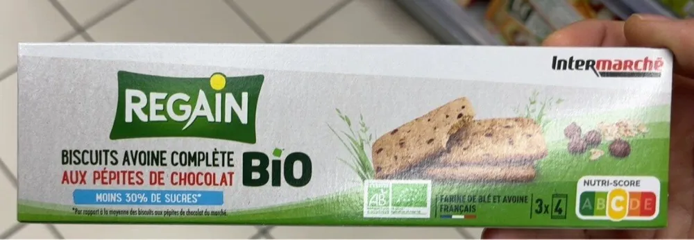 Biscuits Avoine Complète Aux Pépites De Chocolat
