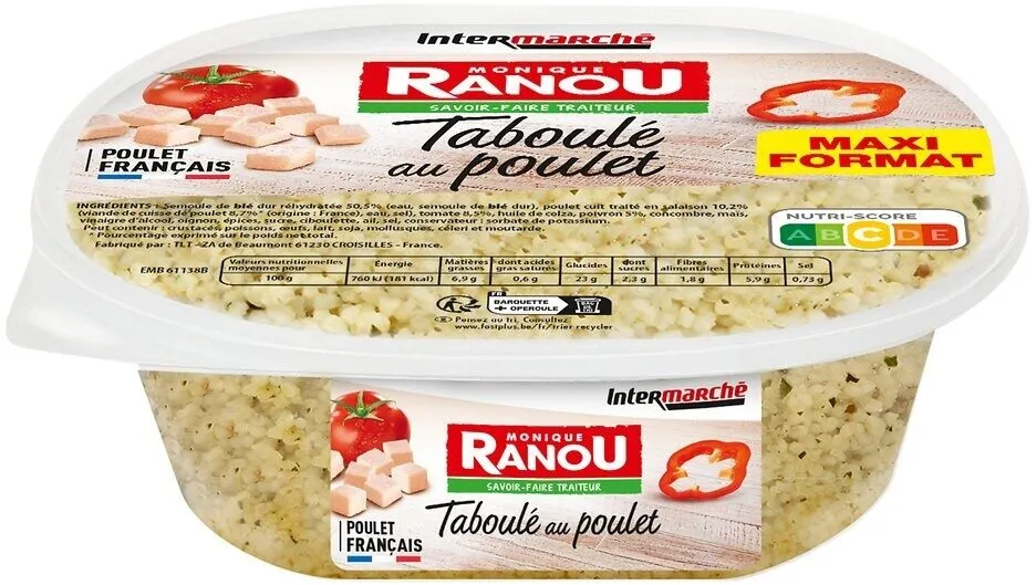 Taboulé au poulet 500g
