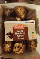 Mini rochers coco au chocolat