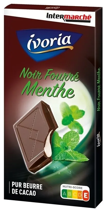 Noir fourré menthe