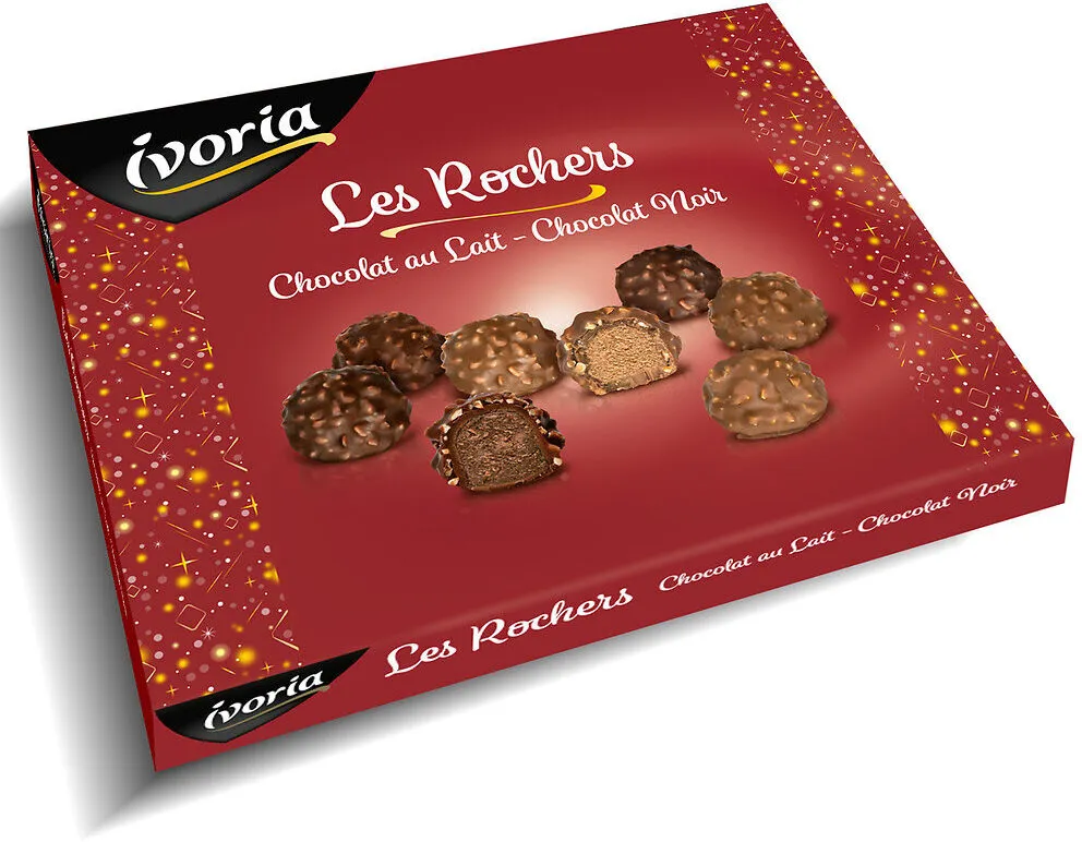 Assortiment Rochers Lait et Noir 212g