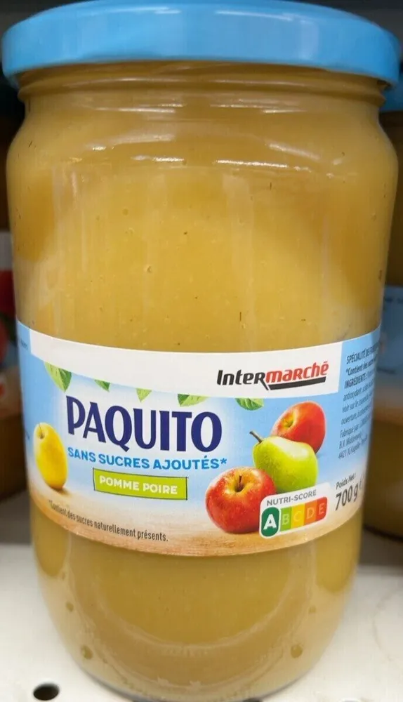 SANS SUCRES AJOUTÉS* POMME POIRE