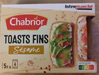 Toast fins au sésame - 100g