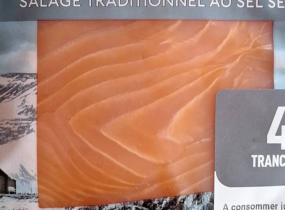 Saumon atlantique fumé décongelé