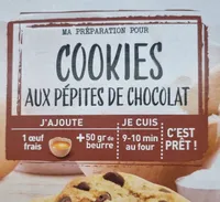 Préparation cookies pépites au chocolat - 240g
