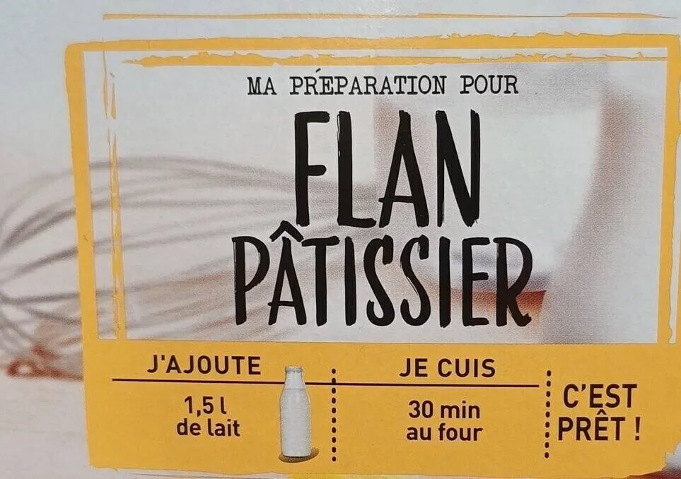 Préparation pour Flan pâtissier