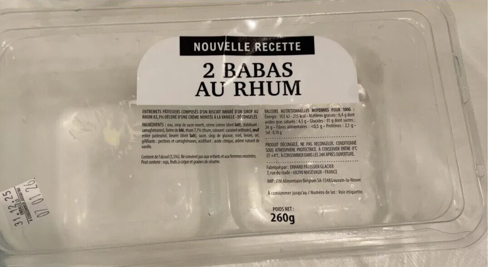 Babas au rhum