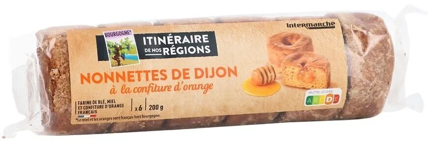 Nonnettes de Dijon Orange x6 - 200g