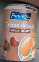 Crème dessert praliné boite