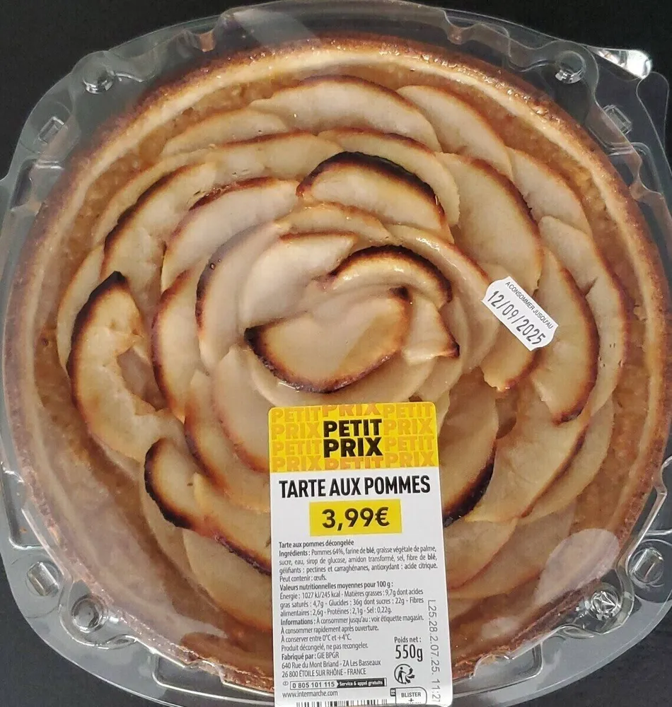 Tarte aux pommes 550g