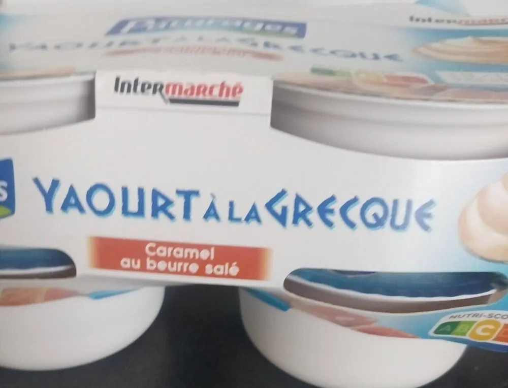 Yaourt a la grecque au caramel beurre sale 4x150g
