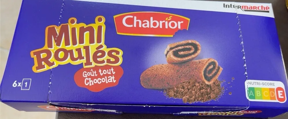 Mini roulés goût tout chocolat