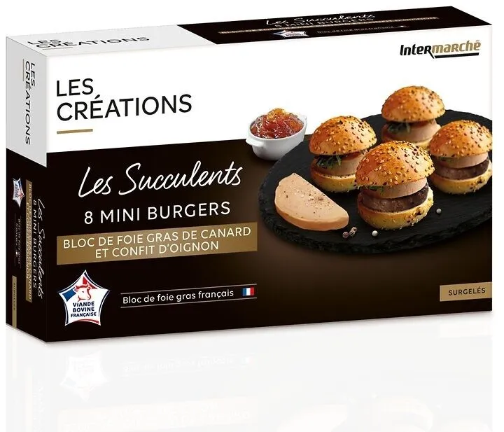 PFA - Mini burger bloc foie gras et confit oignons