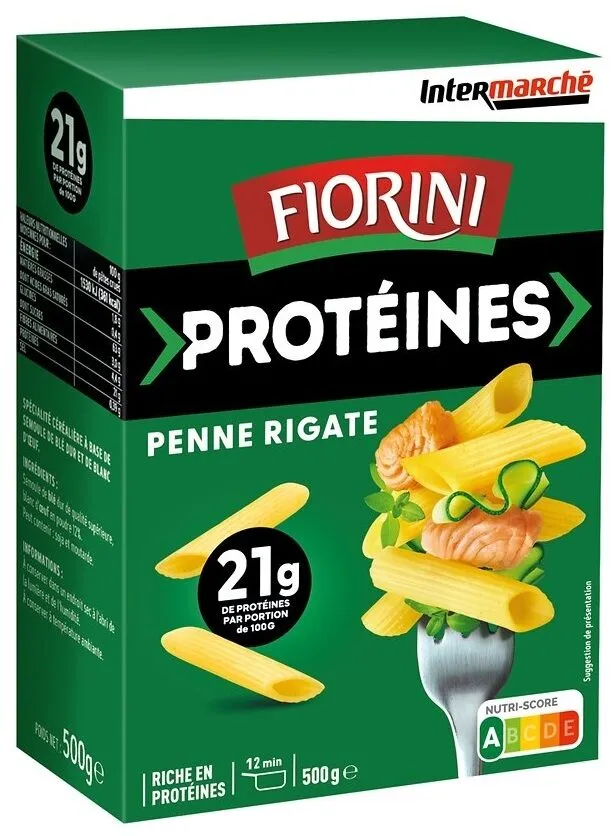 Penne rigate proteine
