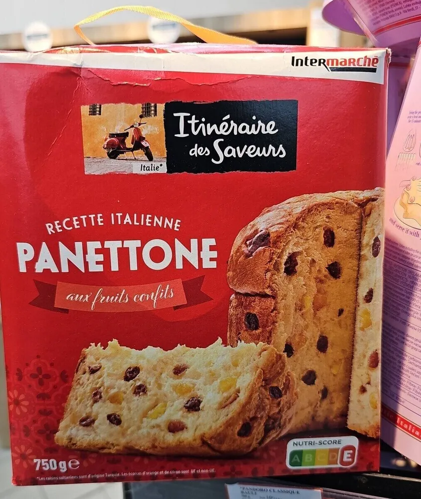 Panettone aux fruits confits