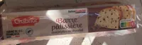 Barre pâtissière aux pépites de chocolat