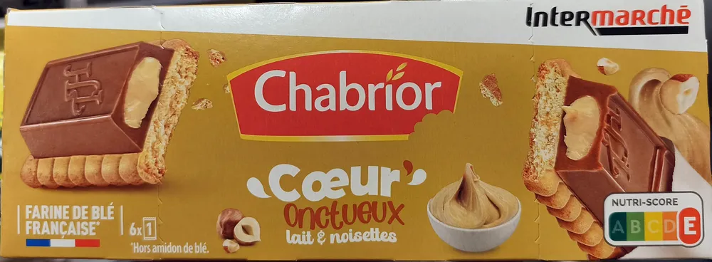 Cœur onctueux lait et noisettes
