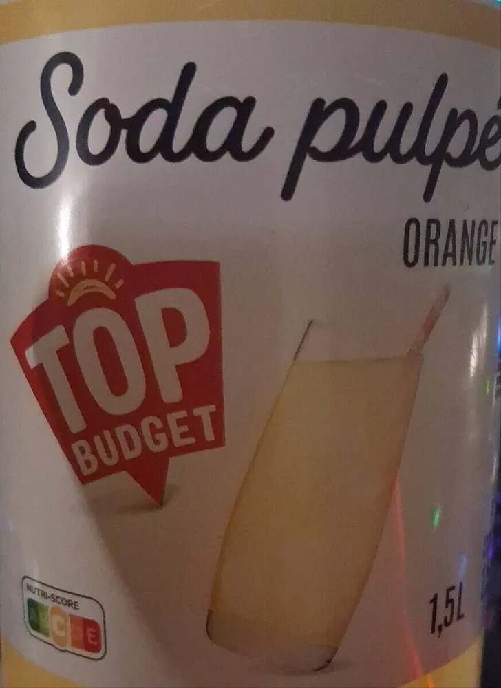 Soda pulpé orange