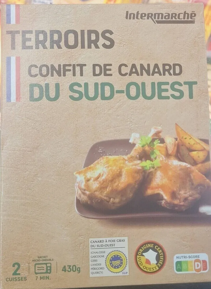 Confit de canard du sud-ouest