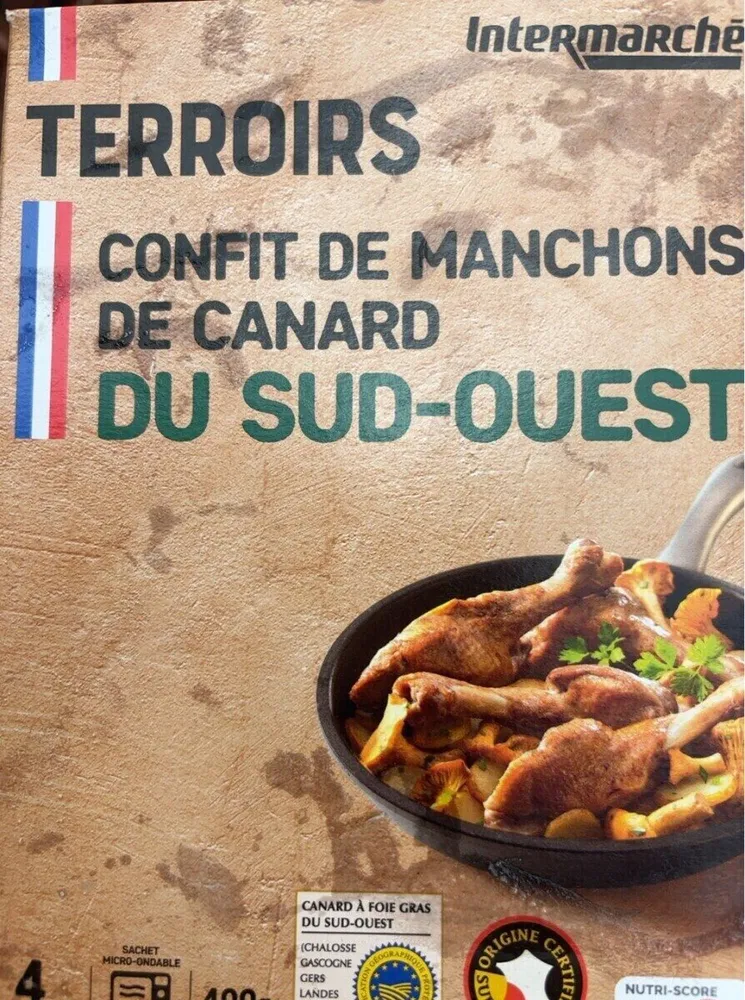Confit de Mancons de Canard du S-O