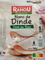 Blanc de poulet sup dore au four 6tr 240g - ue