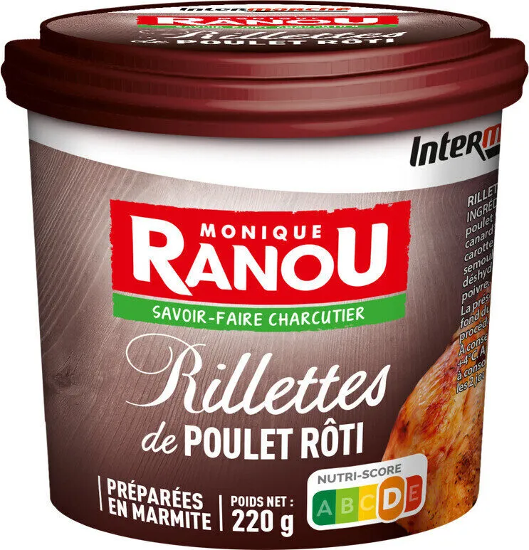 Rillettes de poulet rôti