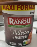 RILLETTES POULET ROTI 400g massif TRAD - UE