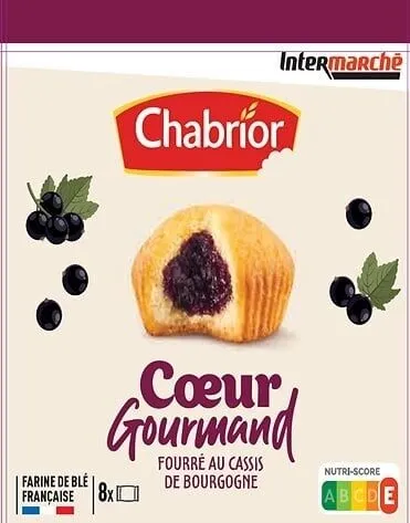Cœur Gourmand fourré cassis x8 (CT Margotine)