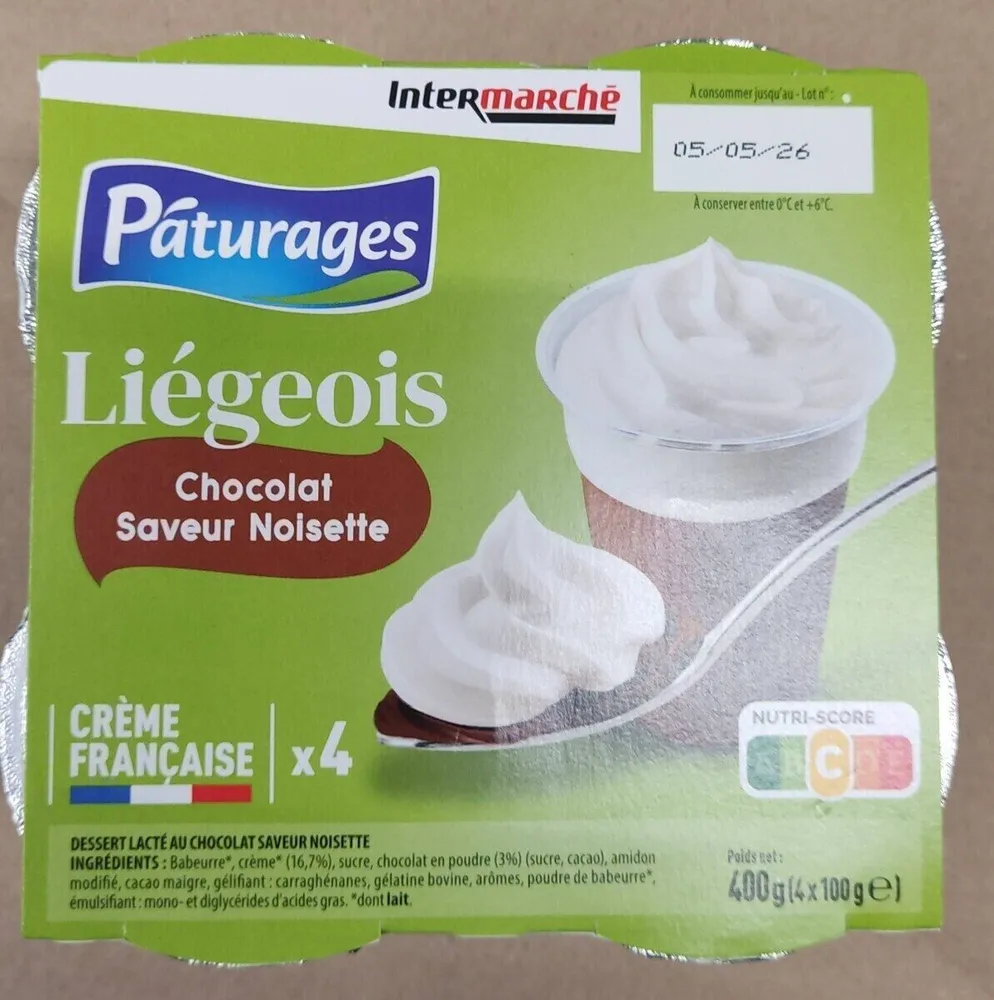Liégeois Chocolat Noisette