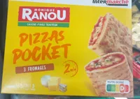 Pizzas pocket 3 fromages