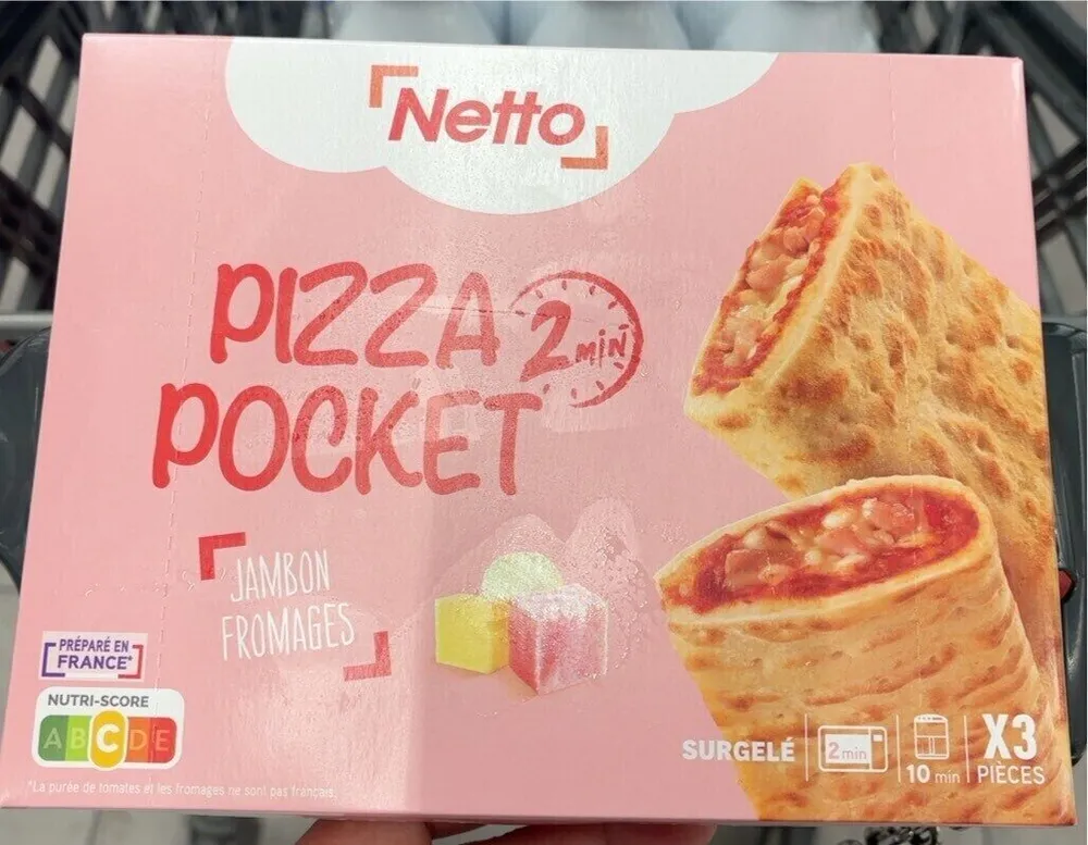 Pizza Pocket Jamón y Queso
