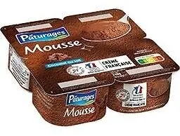 Mousse au chocolat au lait 4x60g