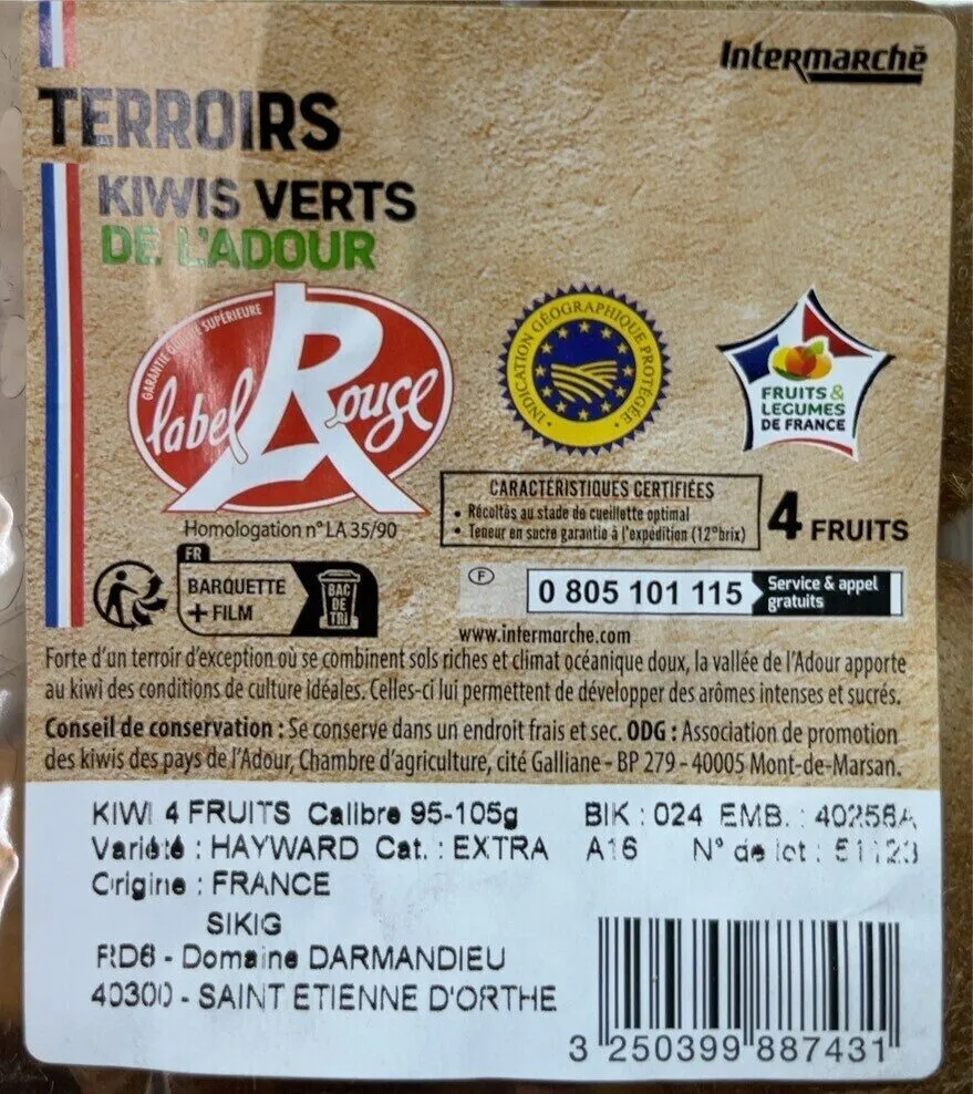 Kiwis verts