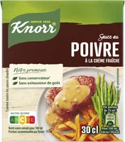 Knorr Sauce Poivre à la Crème Fraîche Brique 30cl