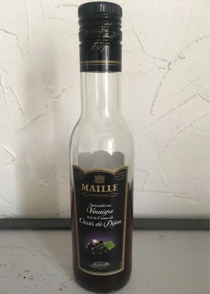 Vinaigre à la crème de cassis de Dijon
