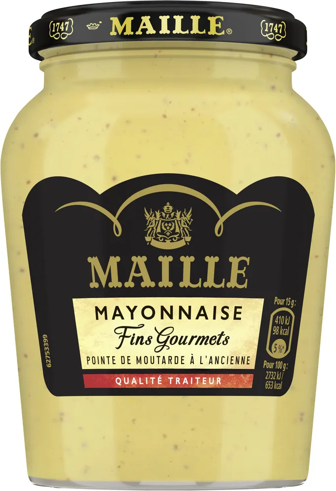 MAILLE Mayonnaise Fins Gourmets Bocal 320g
