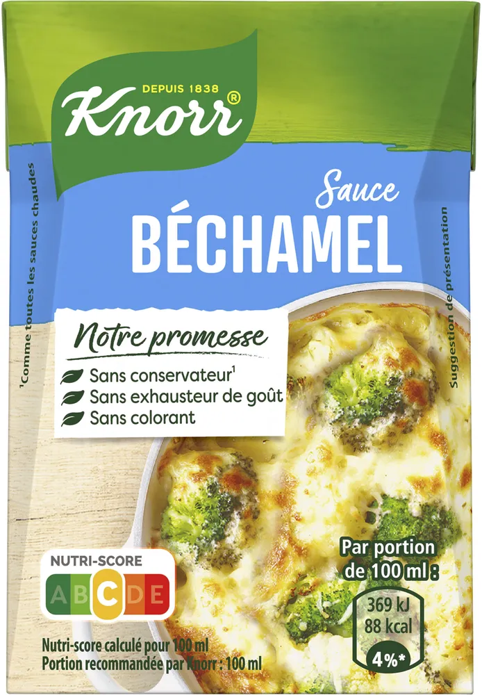 Knorr Sauce Béchamel à la Noix de Muscade 20cl Lot de 2