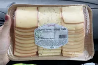 Raclette nature, 3 poivres,fumee
