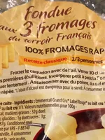 Fondue aux 3 fromages du Terroir français